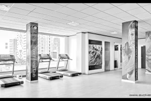 Core Fitness. Gym Gymnasium Industrial Corporate Interior Design Photography Evolver Media Pune. Showroom. Absolute Interiors Pune. Call 9518356811 for booking. 08